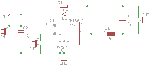 Schaltplan MBI6652